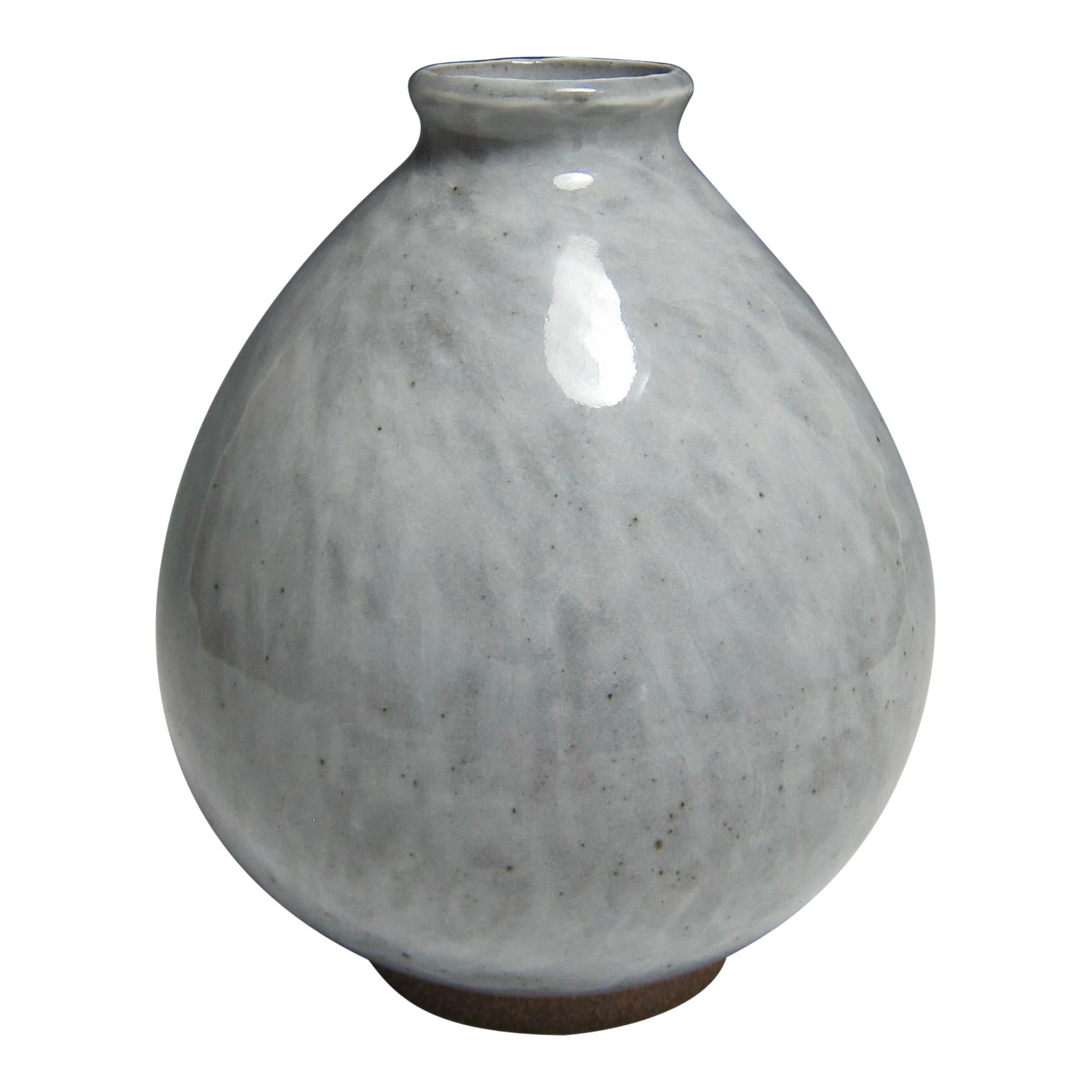 Vase/Blumenflasche aus gedrehter Keramik von Jason Fox Wheel 