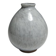 Jason Fox Wheel Thrown Ceramic Vase / Flower Bottle