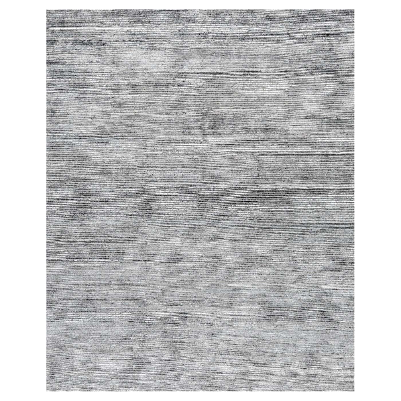 Mehraban Modern Design Bamboo Silk and Wool Ribbed Rug VITA For Sale at ...