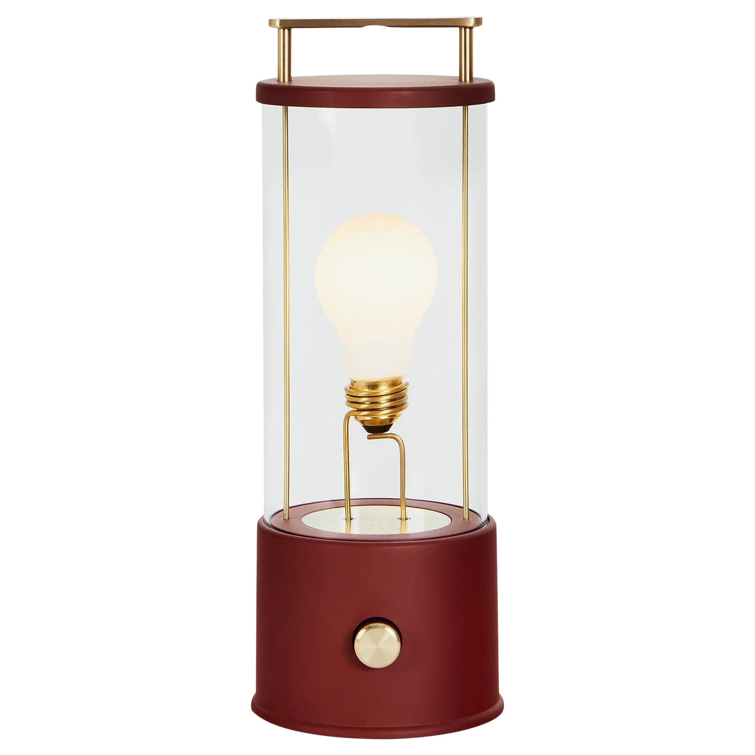 Lampada portatile 'The Muse' di Farrow & Ball x Tala in rosso Pomona