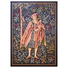 Medieval Tapestry circa 1960 SIGNED, N° 1242