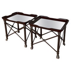 Maitland-Smith Directoire Style Side Tables, a Pair