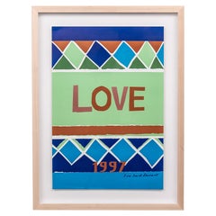 Yves Saint Laurent Love Poster, 1997
