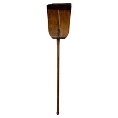 Vintage 19th Century Hand Made Wooden Grain Shovel