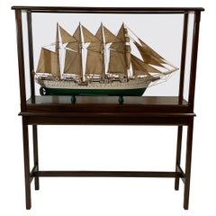 Vintage Model of the Juan Sebastian de Elcano