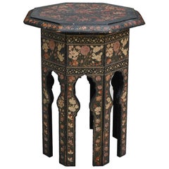 Antique 19th Century Hand Crafted Kashmiri Occasional Table