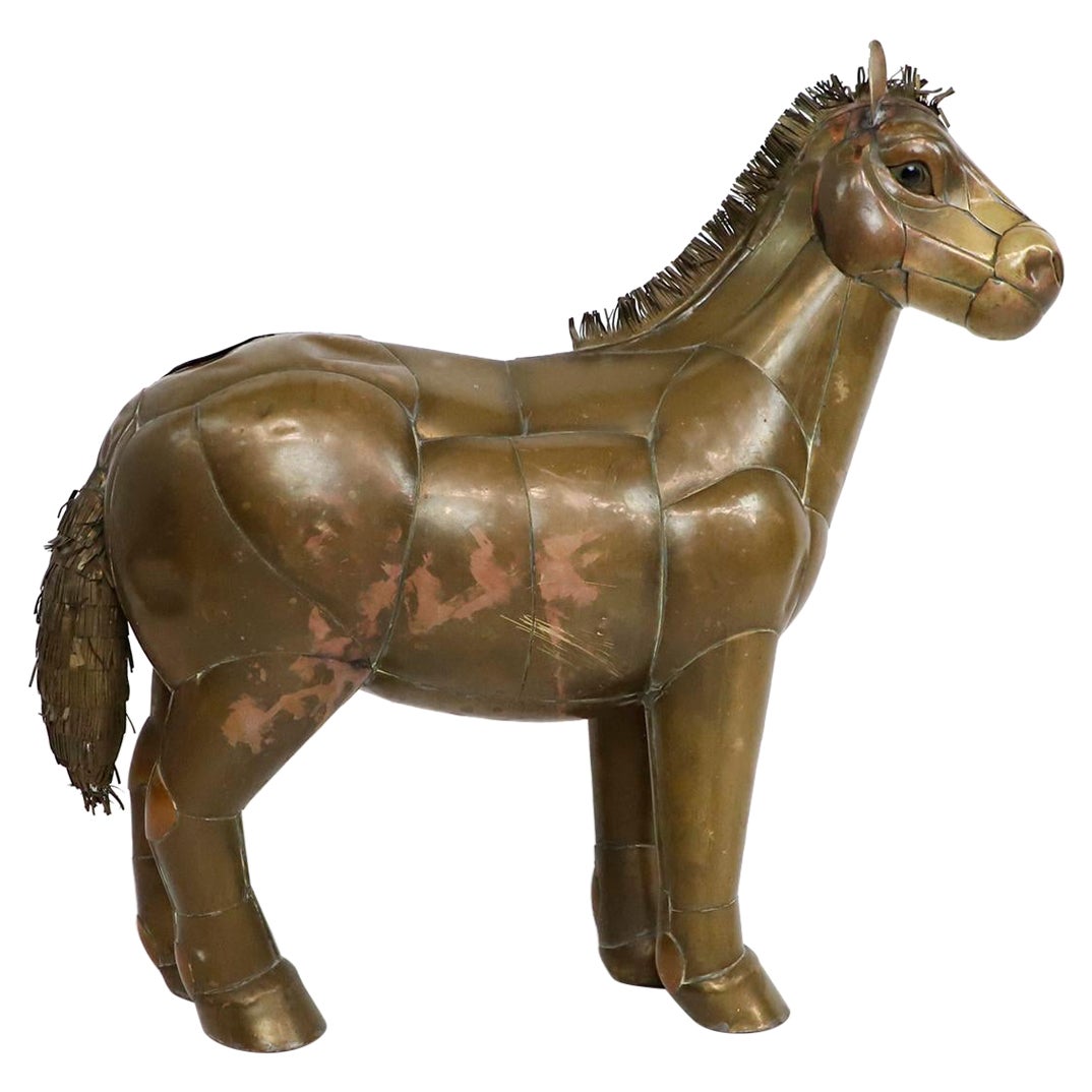 Figure de cheval attribuée à Sergio Bustamante en vente