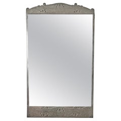 Swedish Modern Wall Mirror in Pewter from CAM, 1929