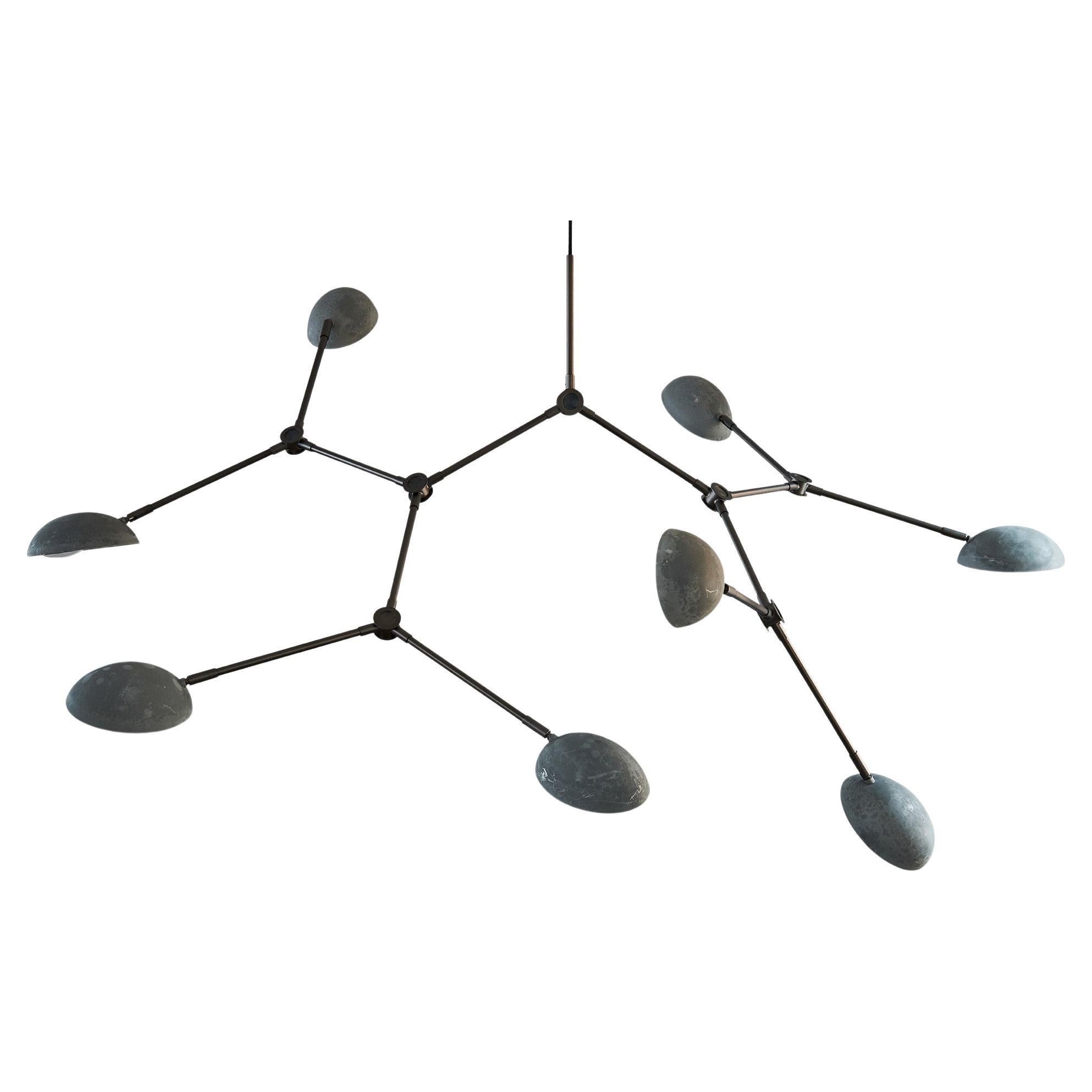 Drop Chandelier Oxidized Metal by 101 Copenhagen