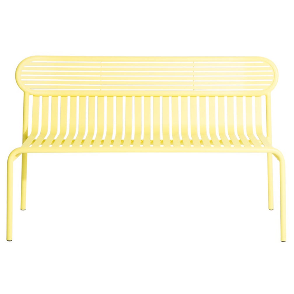 Petite Friture Week-End Bench in Yellow Aluminium by Studio BrichetZiegler For Sale