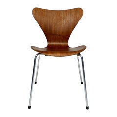 Retro Arne Jacobsen Chair Series 7 Teak 3107 Fritz Hansen, 1966