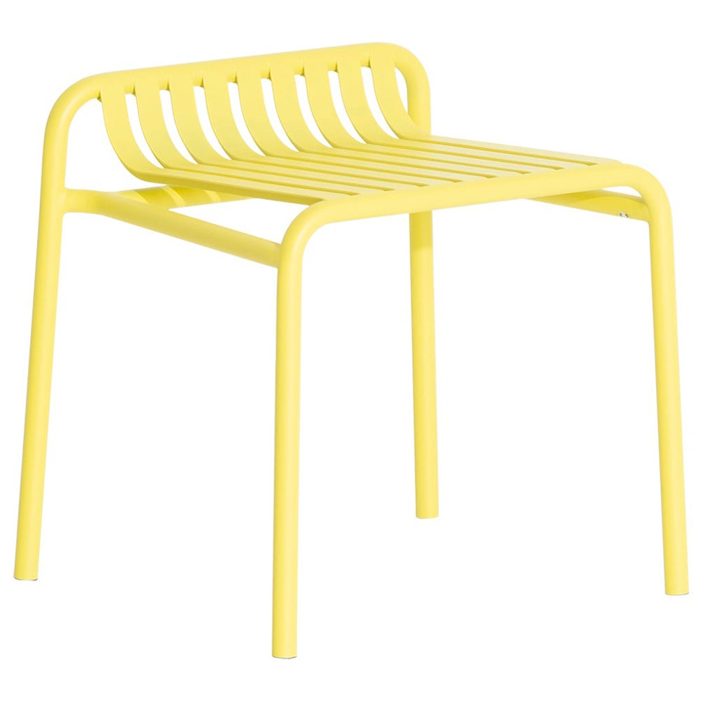 Petite Friture Week-End Stool in Yellow Aluminium by Studio BrichetZiegler For Sale