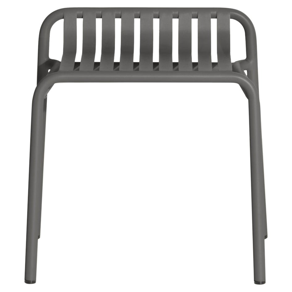 Petite Friture Week-End Stool in Anthracite Aluminium by Studio BrichetZiegler For Sale