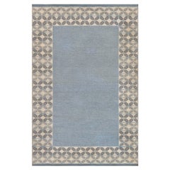 Collection Vintage Swedish Double Sided Flat-Weave Area Rug