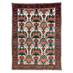 Antique Persian Tribal Afshar Rug, Excellent Original Condition. 4.8 x 6.3 ft