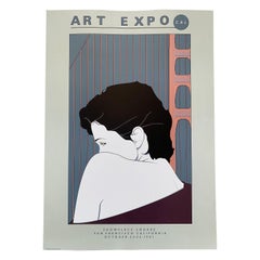 Patrick Nagel Mirage Editions Serigraph, Golden Gate Bridge, Showplace Square Ga