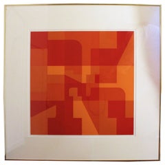 1970s Screen Print "C-Di1a" by Norman Ives