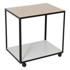 George Nelson Steel Frame Bar Cart