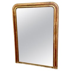 Miroir en bois doré du 19e siècle