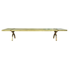 Used Brass Coffee Table