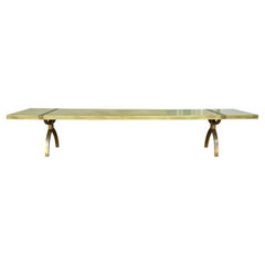 Retro Brass Coffee Table