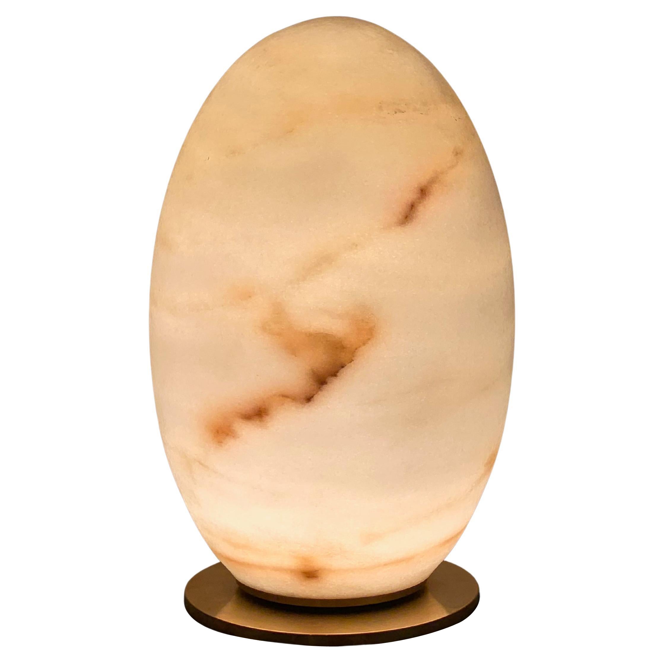 Rebirth, Pink Onyx Light Sculpture by Giulia Archimede For Sale