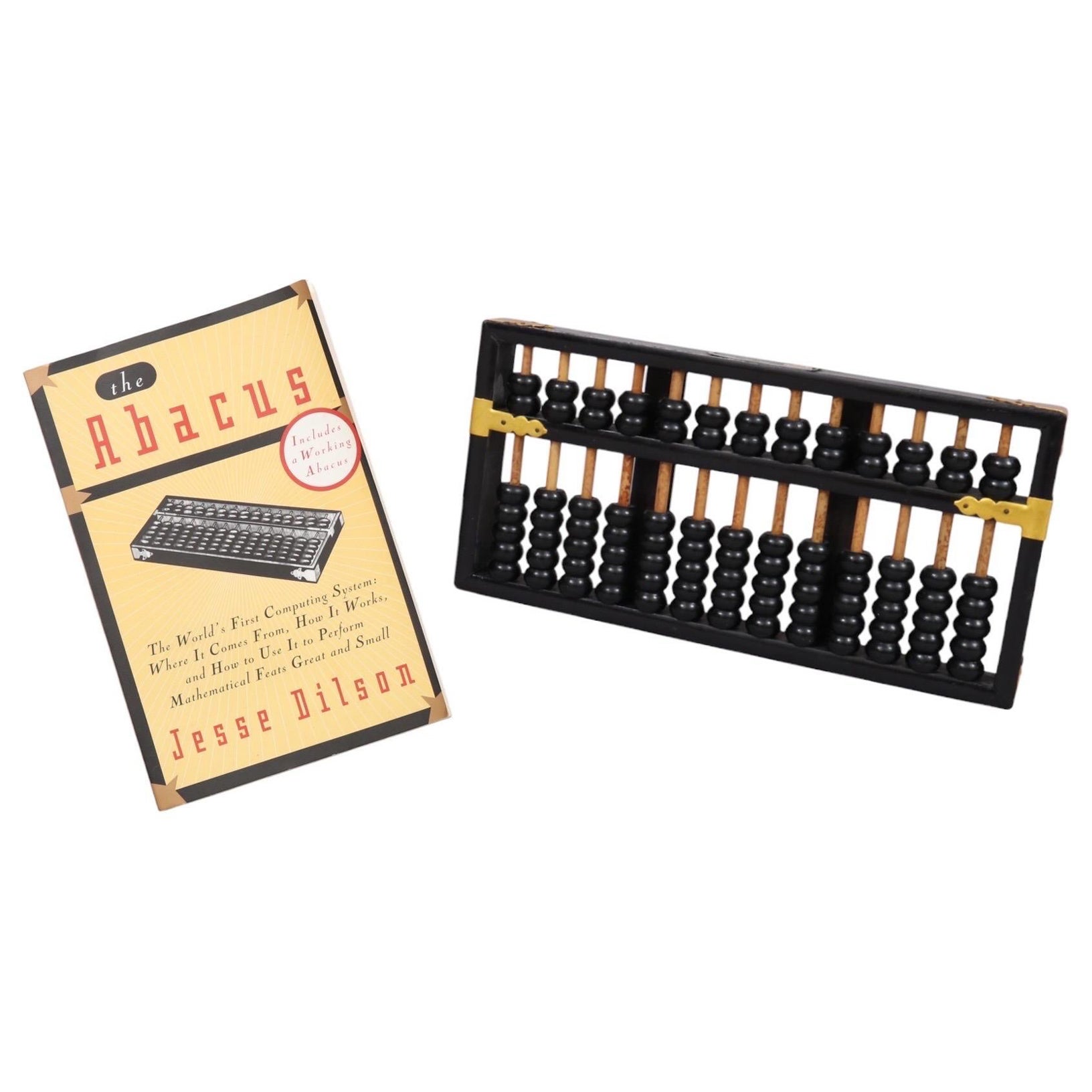 Chinese Abacus by Lotus Flower For Sale