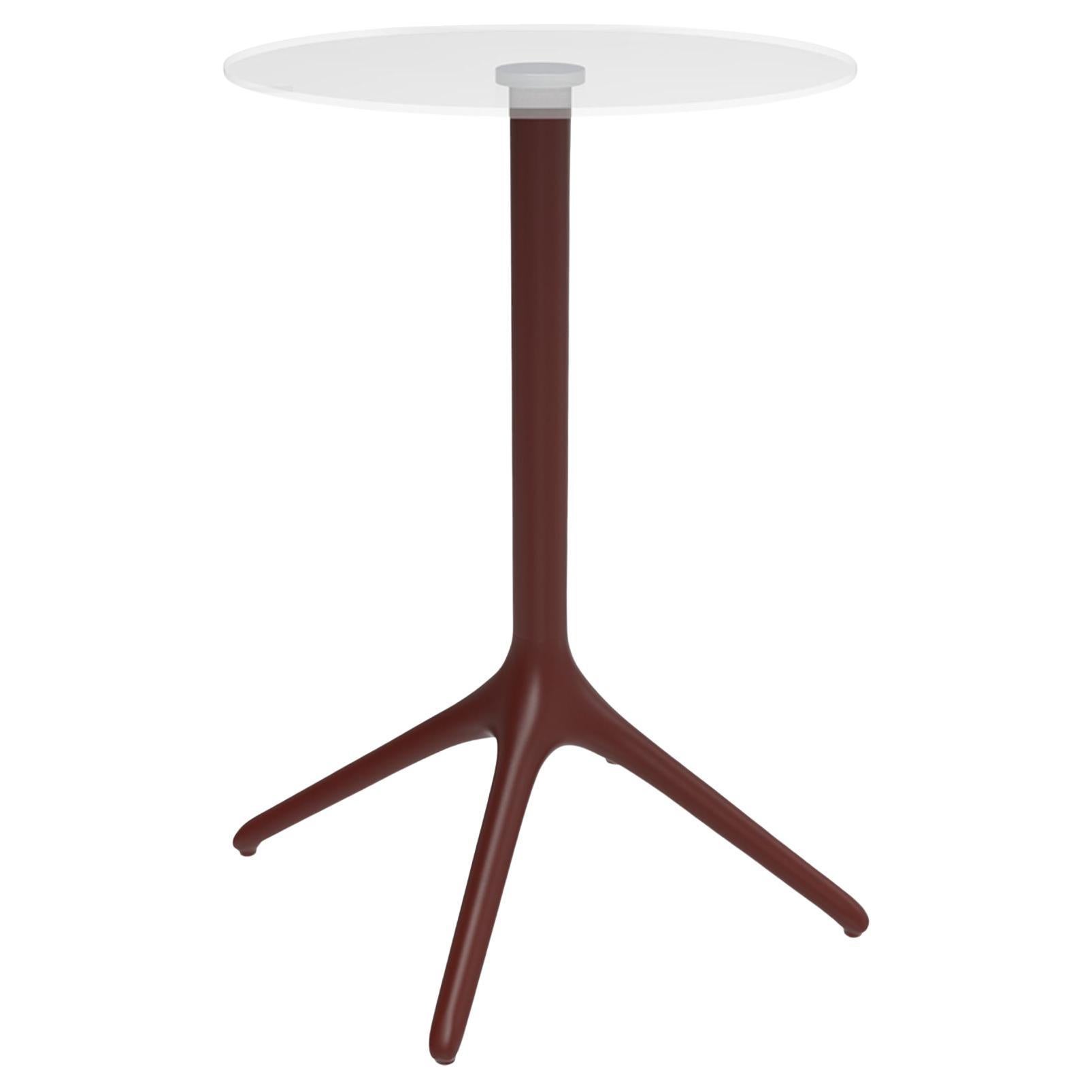 Uni Burgundy Table XL 105 by Mowee For Sale
