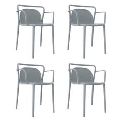 Set of 4 Classe Grey Chairs by Mowee