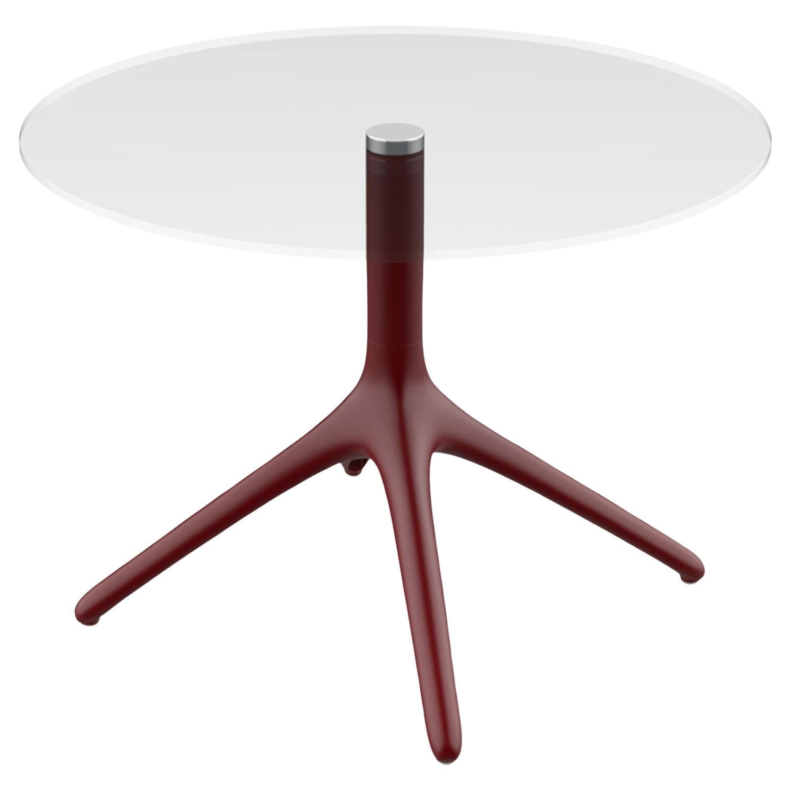 Uni Burgundy Table 50 by MOWEE For Sale