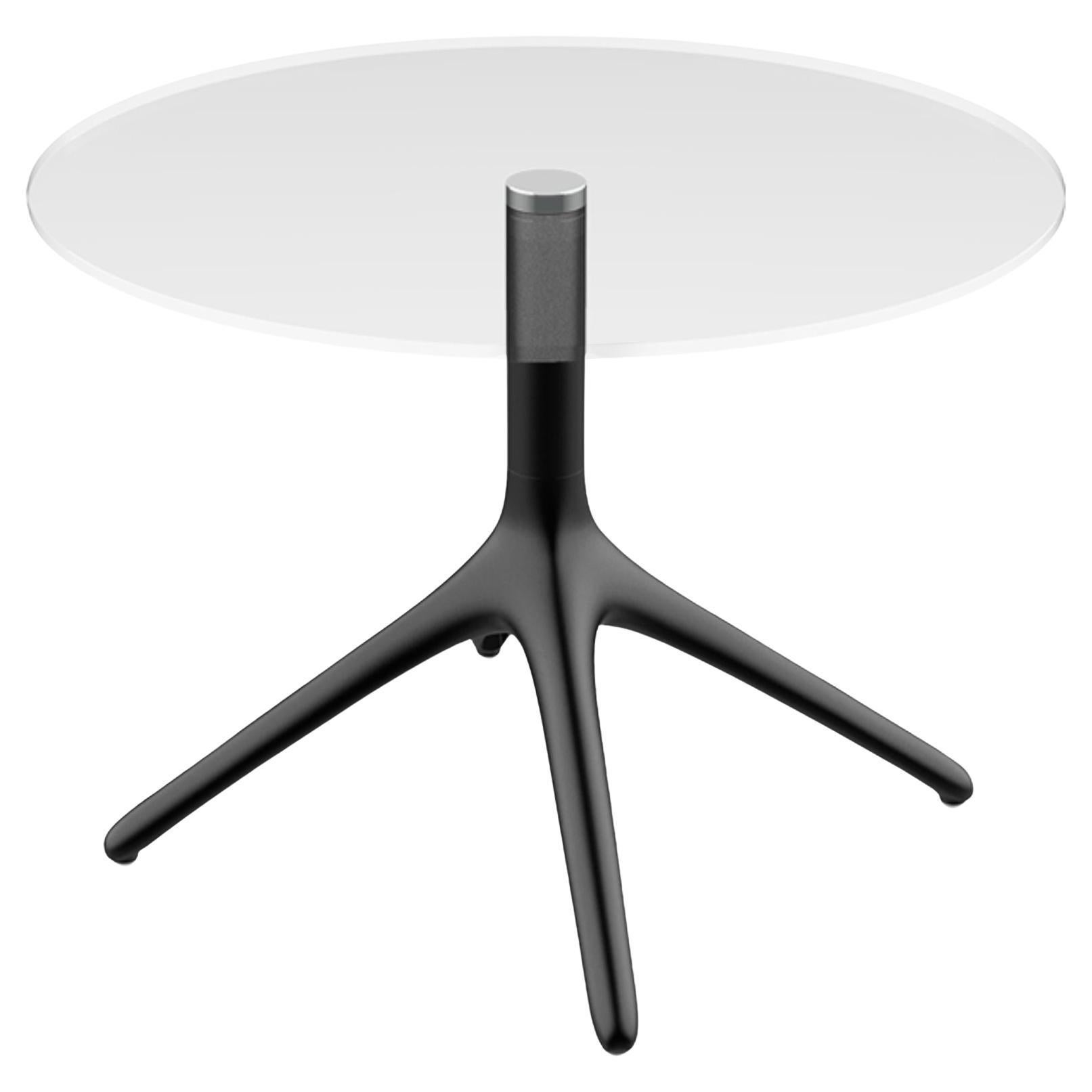 Uni Black Table 50 by Mowee For Sale