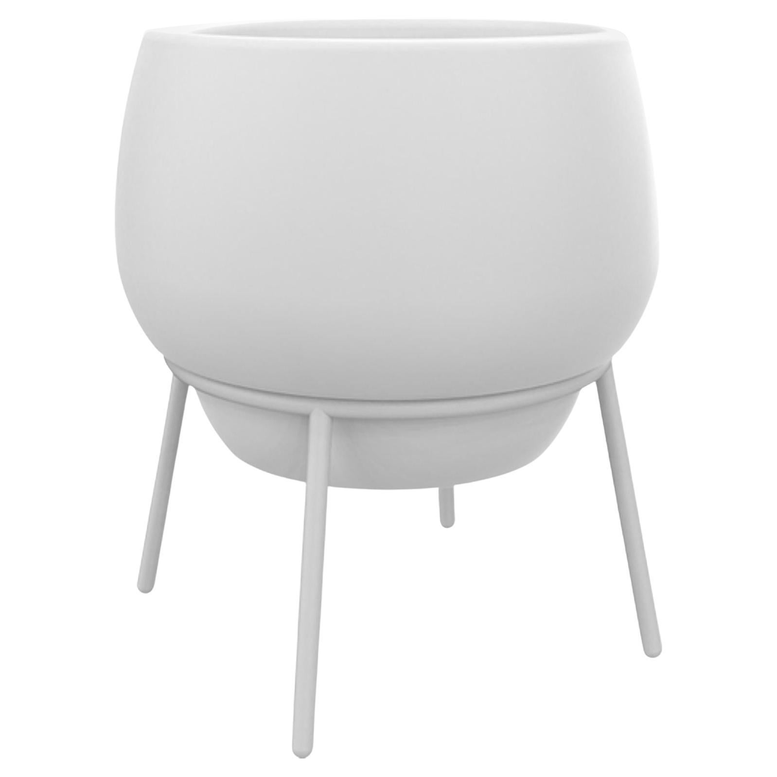 Maceta 65 Blanco Encaje by MOWEE