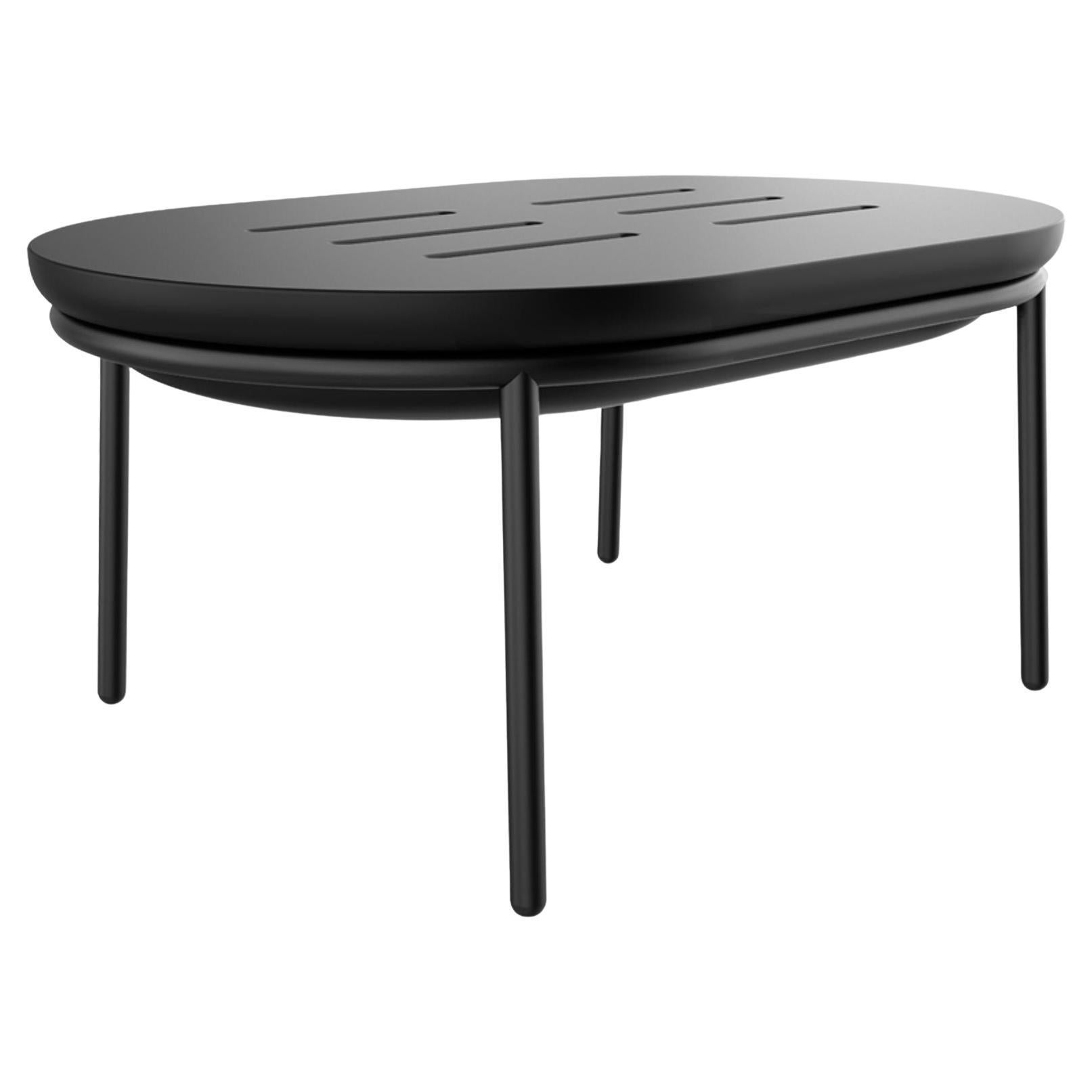 Lace Black 90 Low Table by Mowee For Sale