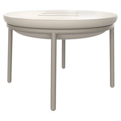 Table basse crème 60 en dentelle de Mowee