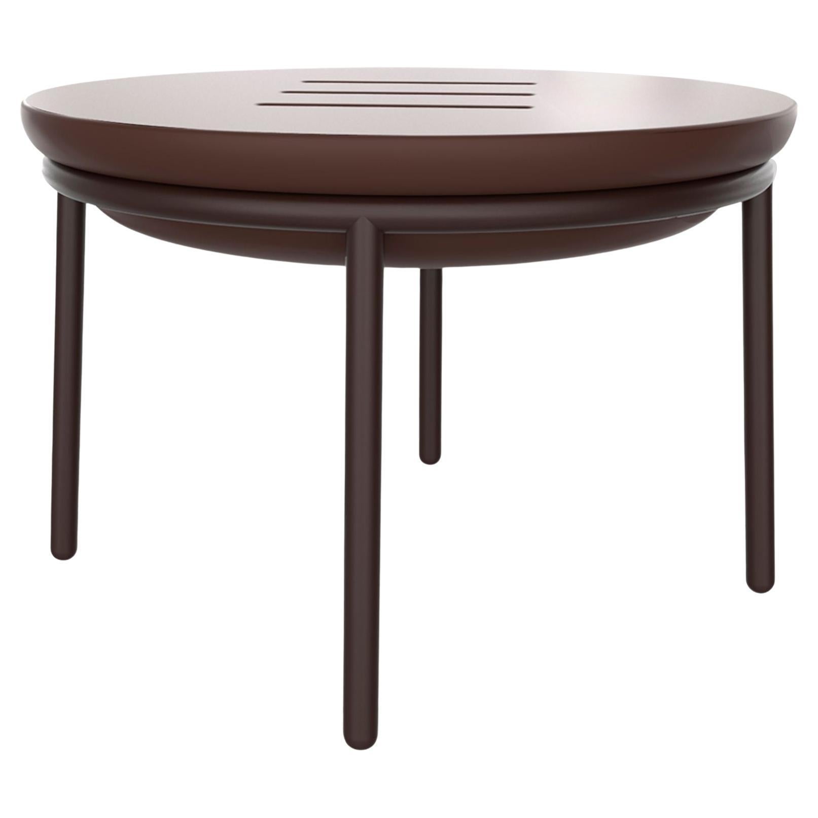 Lace Chocolate 60 Low Table by Mowee For Sale
