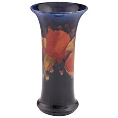 Vintage William Moorcroft Pomegranate Pattern Trumpet Vase, circa 1930