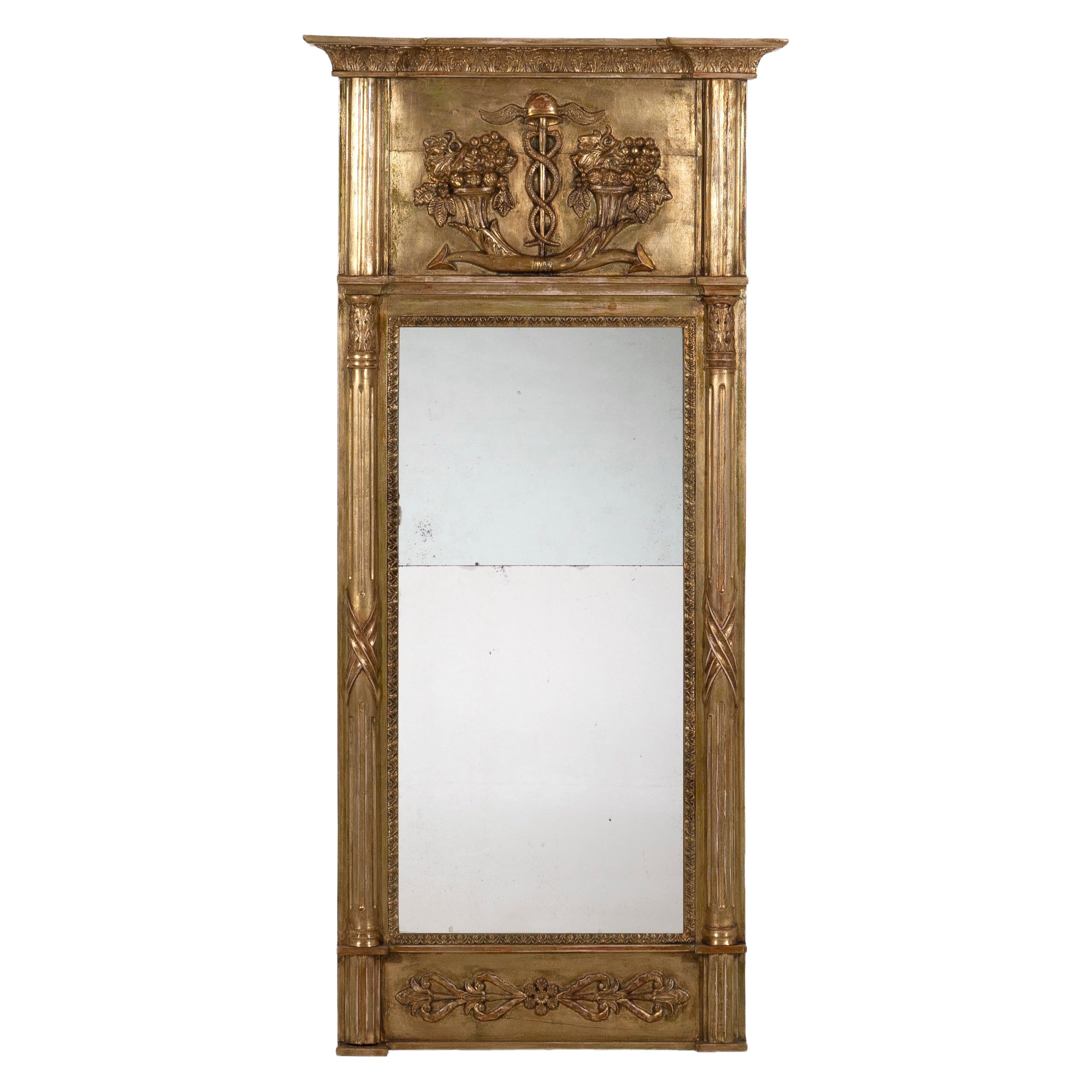 Swedish and Gilded Mirror, circa 1810