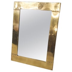 Brass Rectangle Mirror