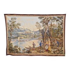 Antique French Tapestry Large AUBUSSON