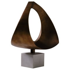 Abstract Bronze Sculpture, Italy, 1970s