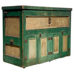 Used Early 20th Century Rustic A.H. Reid Creamery Cabinet