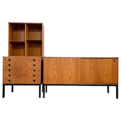 Vintage Hans Hove & Palle Petersen Danish Modern Shelving Unit Credenza