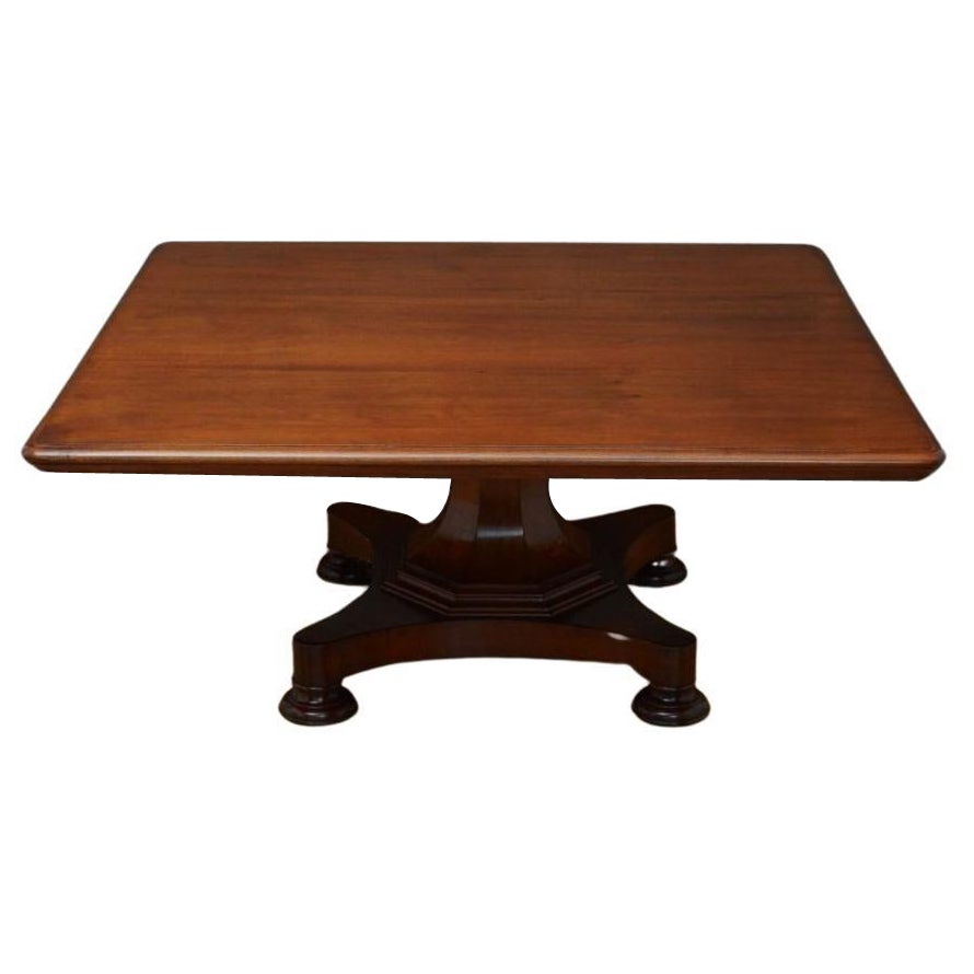 William IV Mahogany Coffee Table For Sale