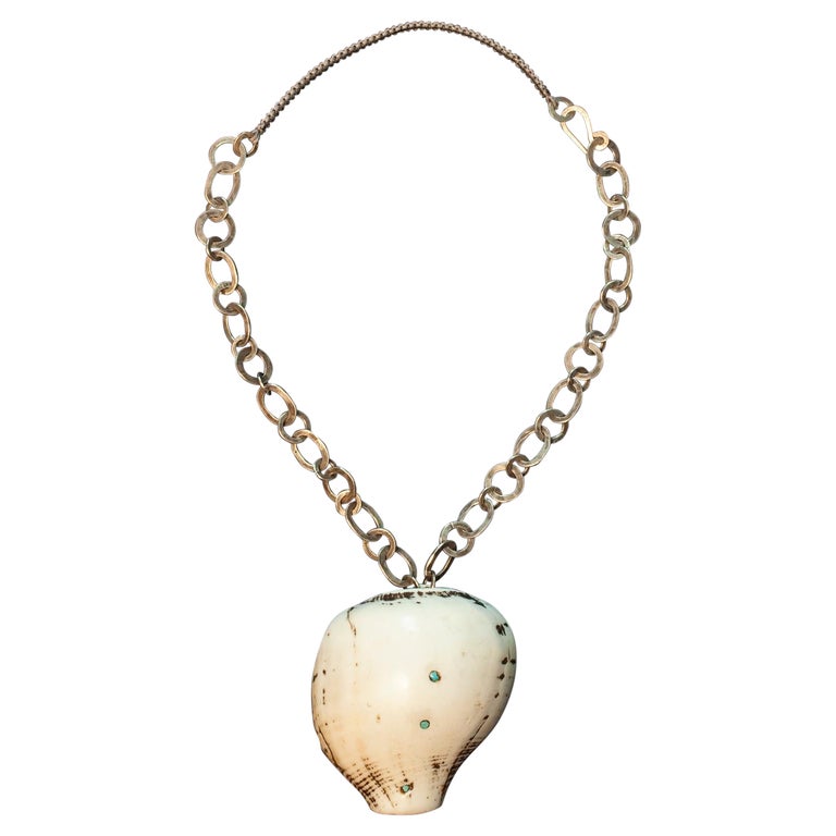 Naga Shell Necklace by Jewels, Santa Fe/Morocco For Sale at 1stDibs