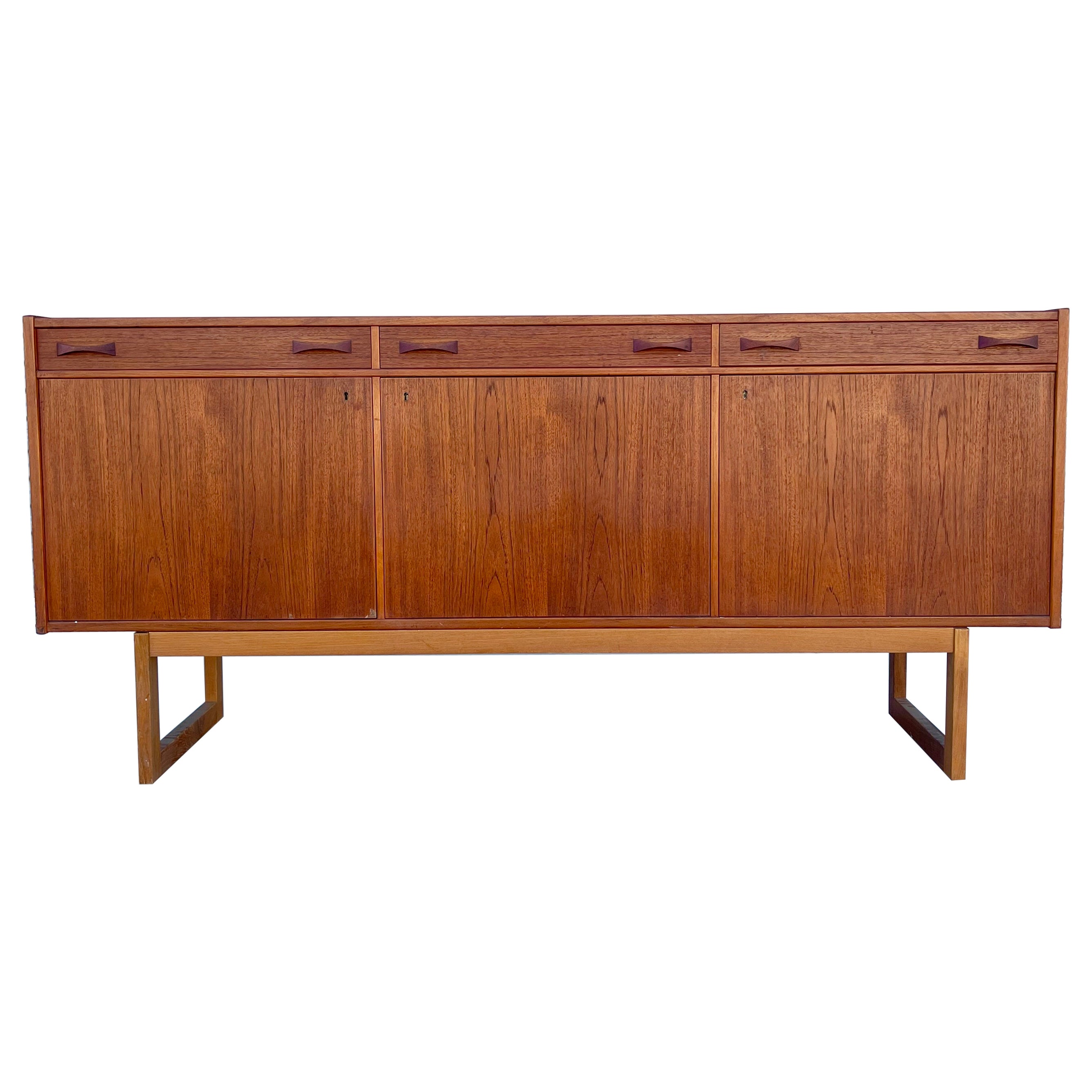 1960s Mid Century Teak Sideboard by Age Olofsson for Ulferts Mobler For Sale