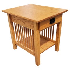 Amish Made Arts and Crafts MIssion Oak Side Table
