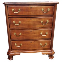 Councill Craftmen Chippendale Mahogany Bedside Chest of Drawer