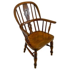 Antique George III Child’s Windsor Armchair