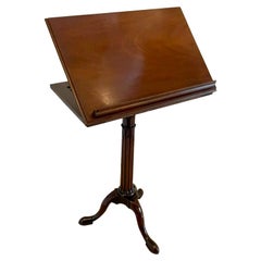 Antique George III Quality Mahogany Tripod Reading/Lamp Table