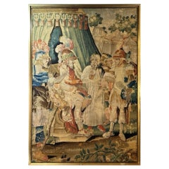 Tapisserie française d'Aubusson du 18ème siècle représentant Jésus